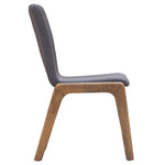 Thomaa Dining Chair Set - Brown/Dark Grey - Set of 2