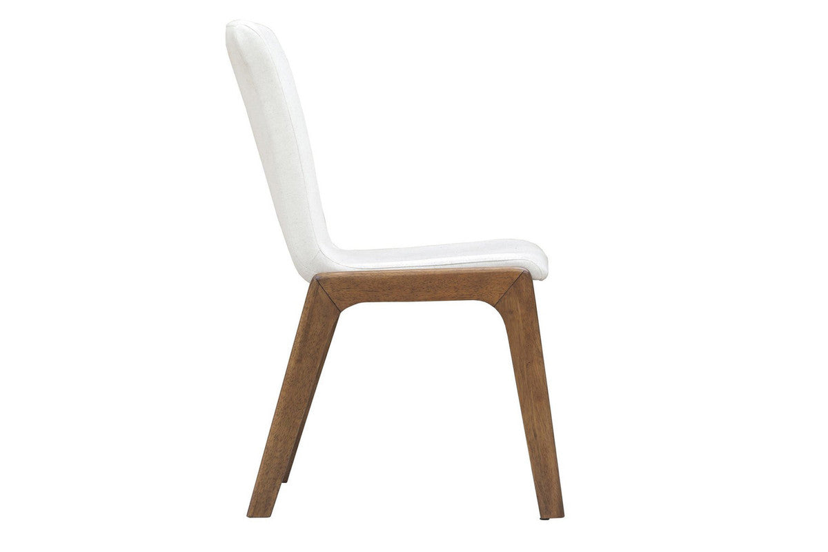 Thomaa Dining Chair Set - Brown/Cream - Set of 2