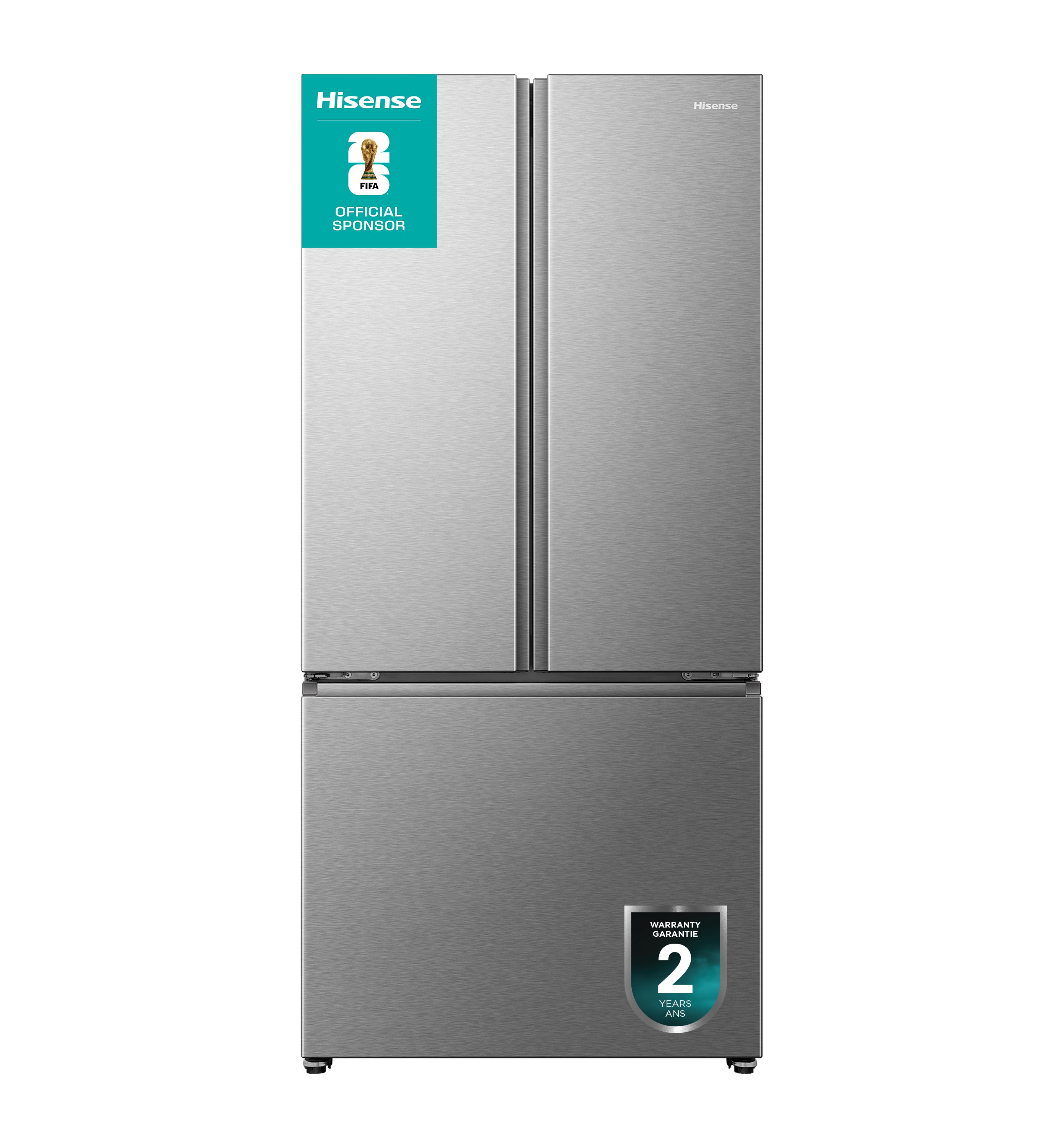 Hisense 31.5" 22.1 Cu. Ft. Stainless Steel French Door Refrigerator - RF22B3FSE--