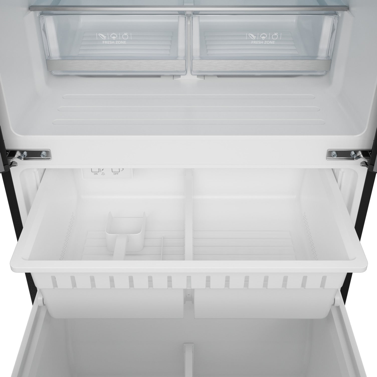 Thor Kitchen - Gordon Ramsay Collection 30" 17.5 Cu. Ft. Matte Black Counter-Depth French Door Refrigerator with Ice Maker - RF3017FFD00-SS