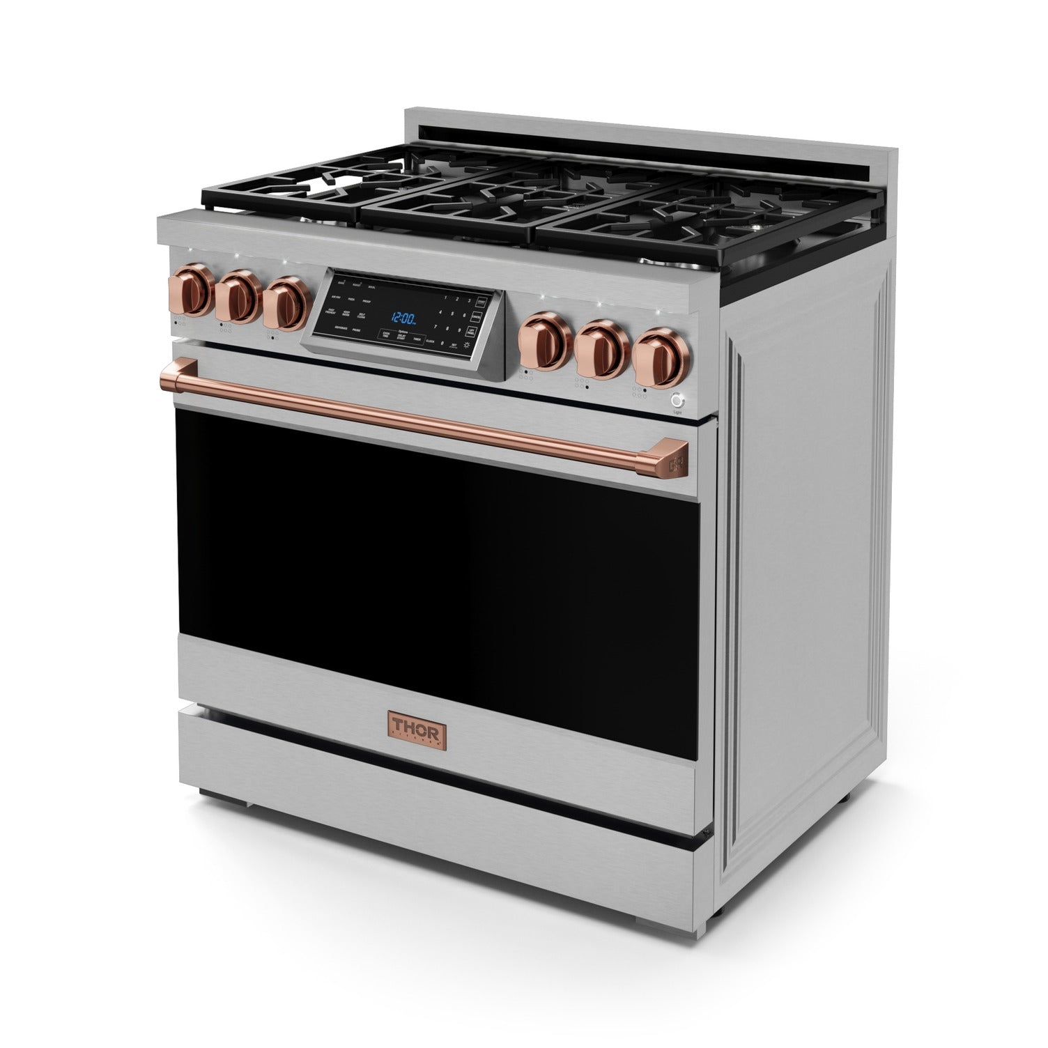 Thor Kitchen Stainless Steel Freestanding Professional Gas Range|Gordon Ramsay Series (6 cu.ft.) - RSG36-RSG