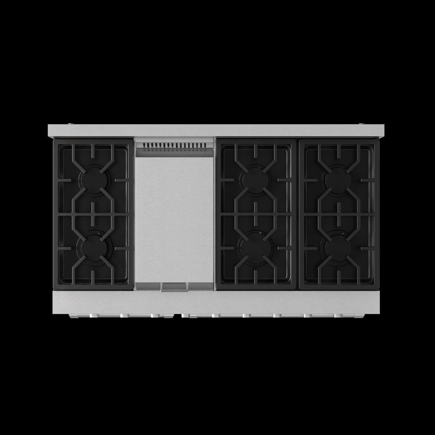 Thor Kitchen Stainless Steel Freestanding Professional Double Oven Gas Range|Gordon Ramsay Series (7 cu.ft.)- RSG48E