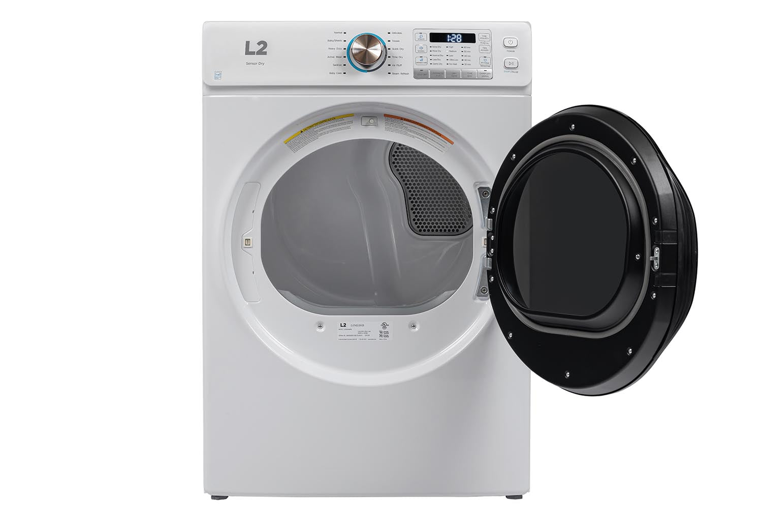 L2 White Electric Dryer (8.0 Cu. Ft) - LE52N3AWW