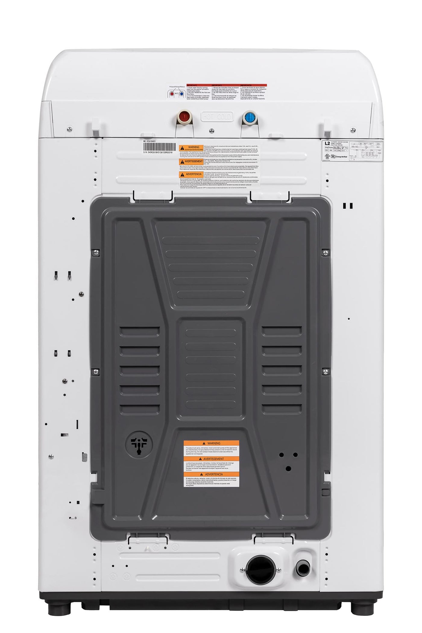 L2 White Top Load Washer (4.3 Cu. Ft) - LT43A3AWW
