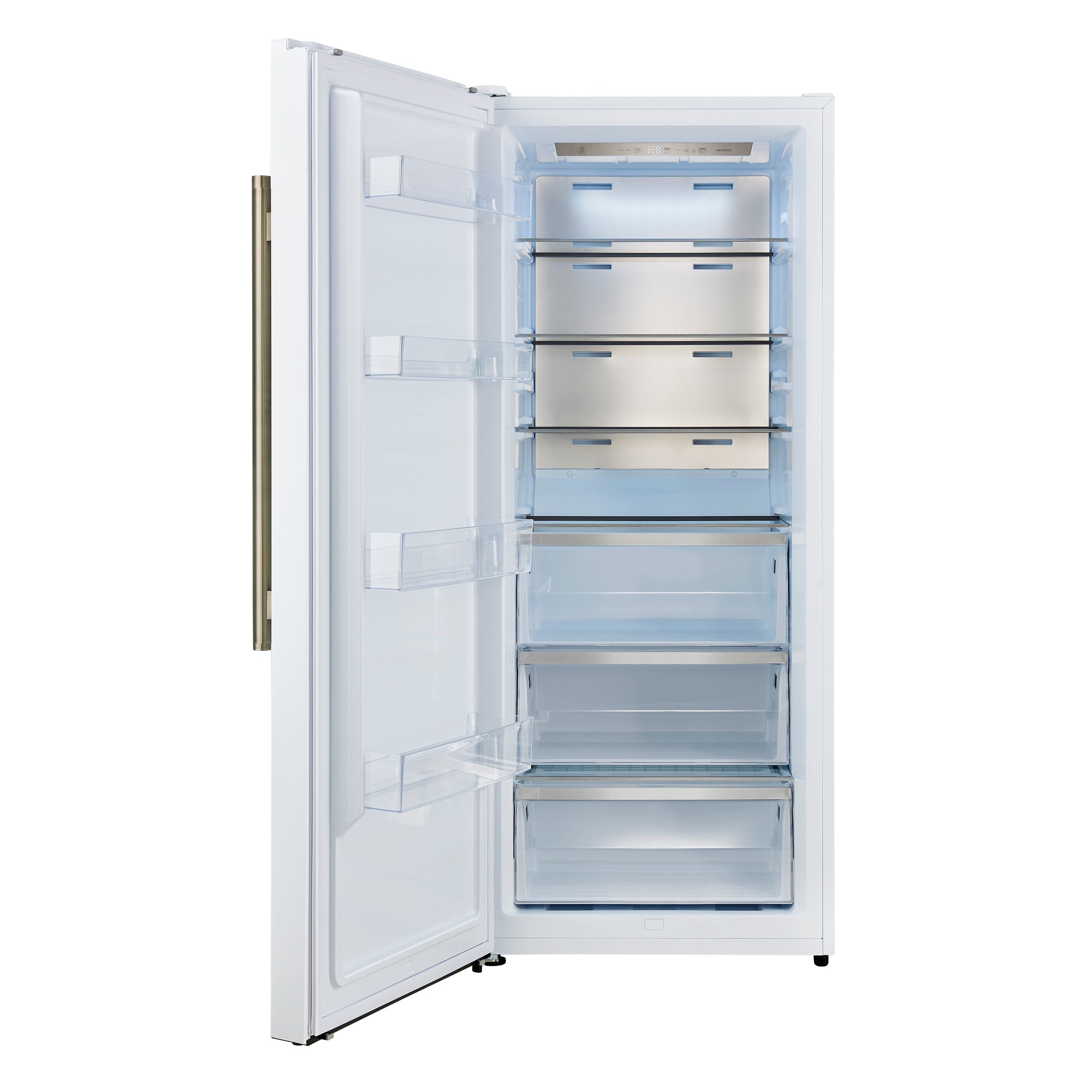 Forno Maderno 28" White Convertible Refrigerator/Freezer with Left Swing Door (13.6 Cu. Ft.) - FFFFD1722-28WHT-LS