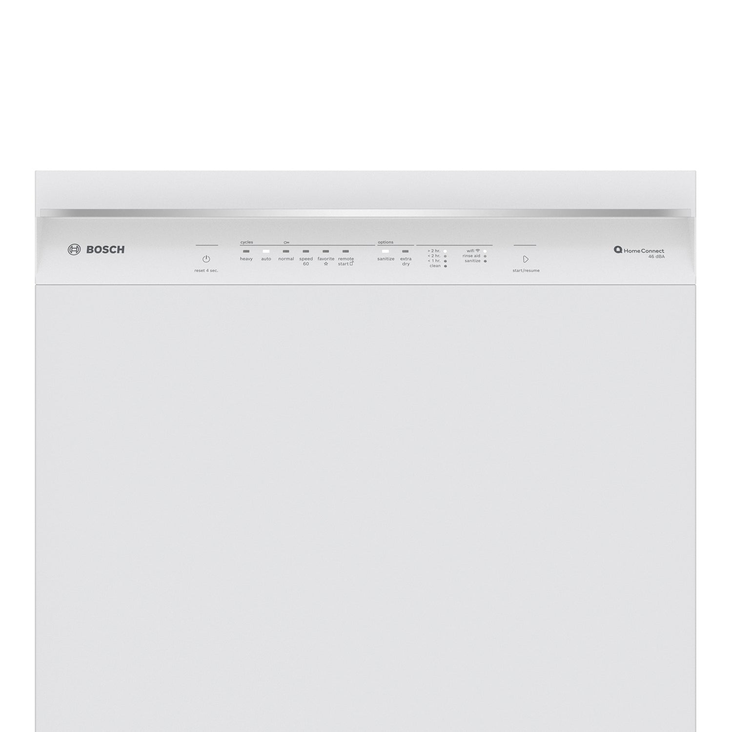 Bosch White 24" Smart Dishwasher with Home Connect, Third Rack - SHE53C82N