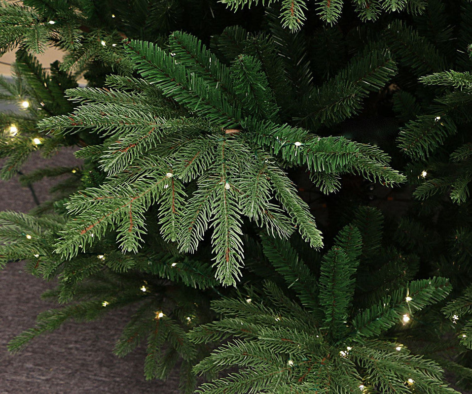 Talinn 7ft Rocky Mountain Fir Pre-Lit LED Christmas Tree - Cool White/Multi-Colour
