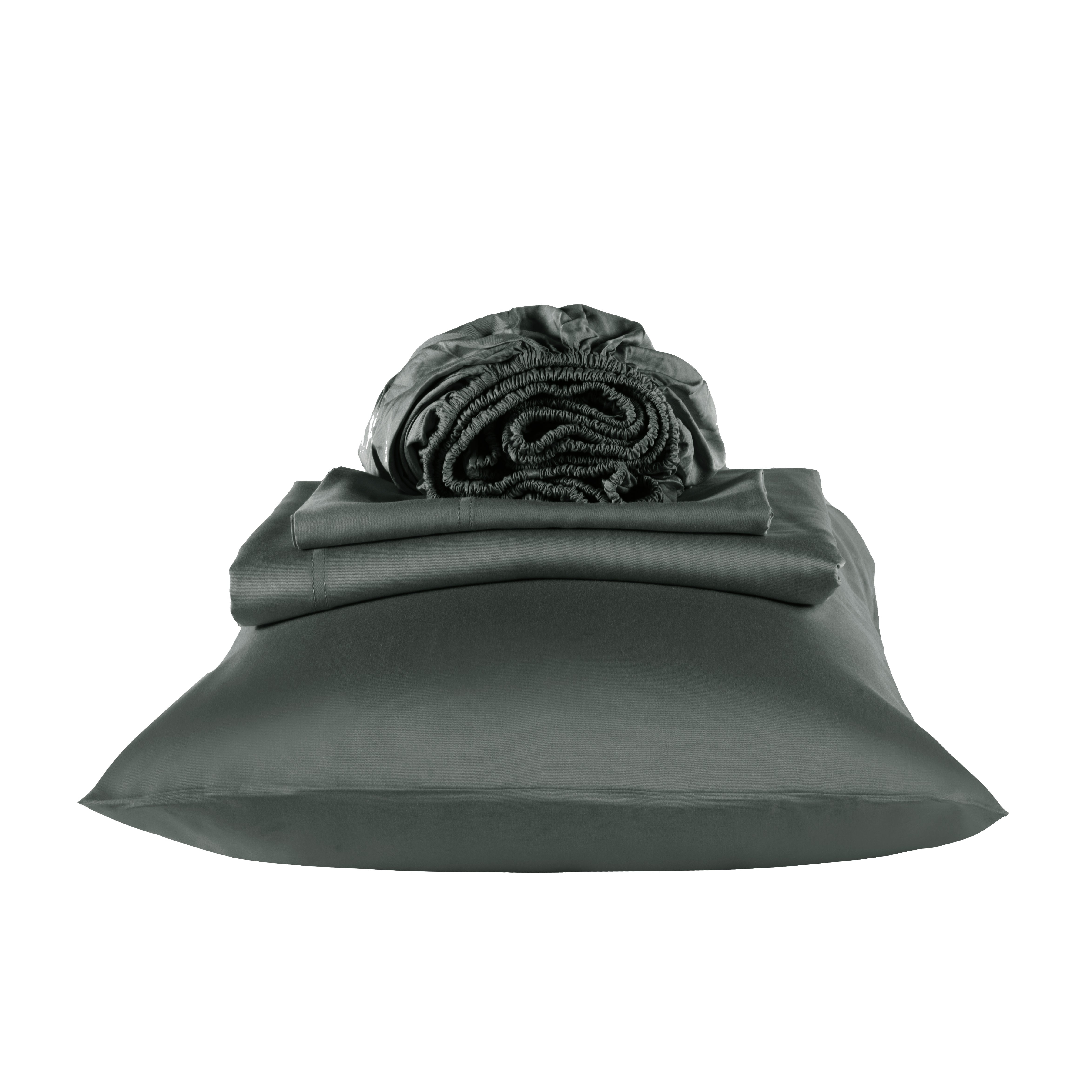 Cotton House Queen Bamboo Sheet Set - Charcoal, Grey