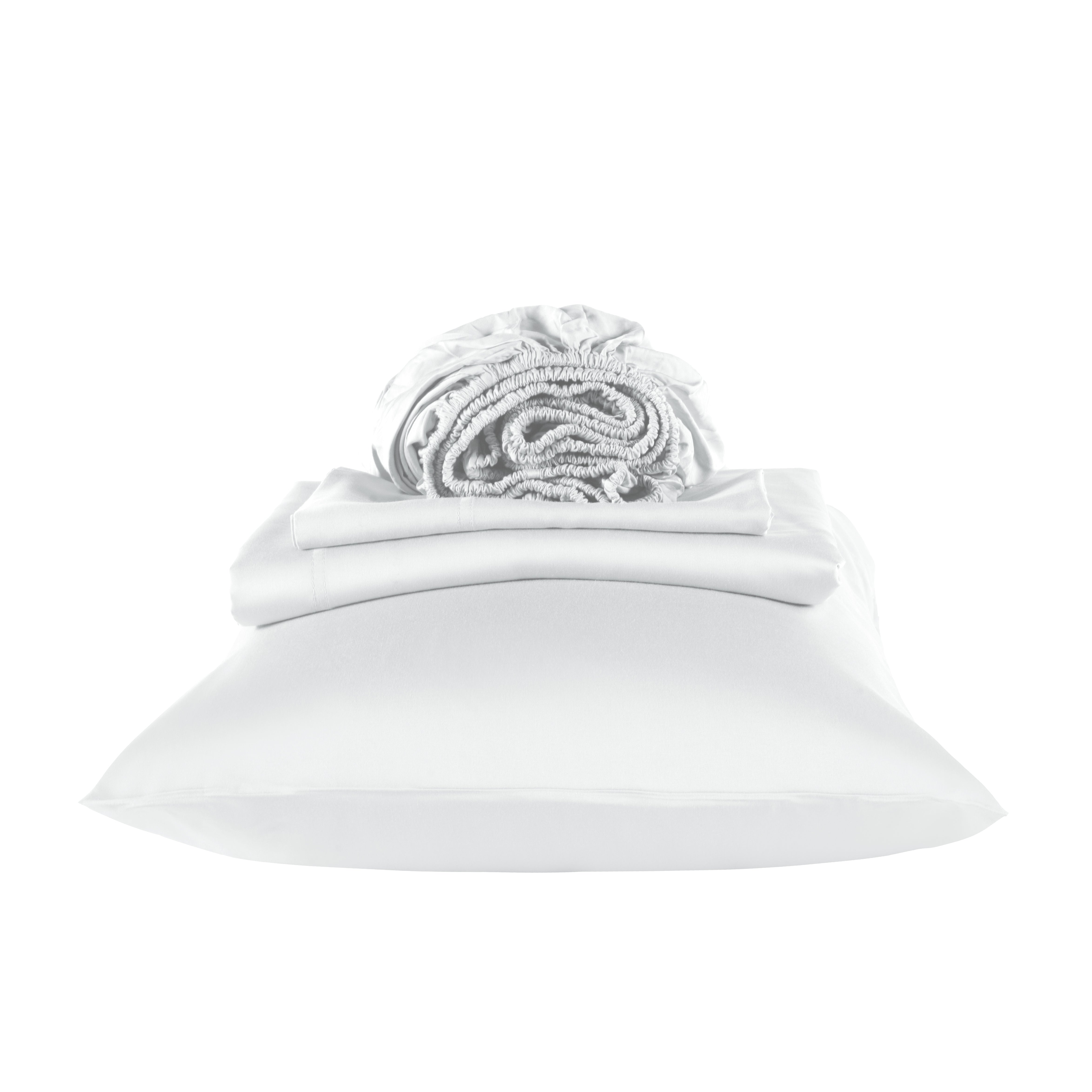 Cotton House Queen Bamboo Sheet Set - White