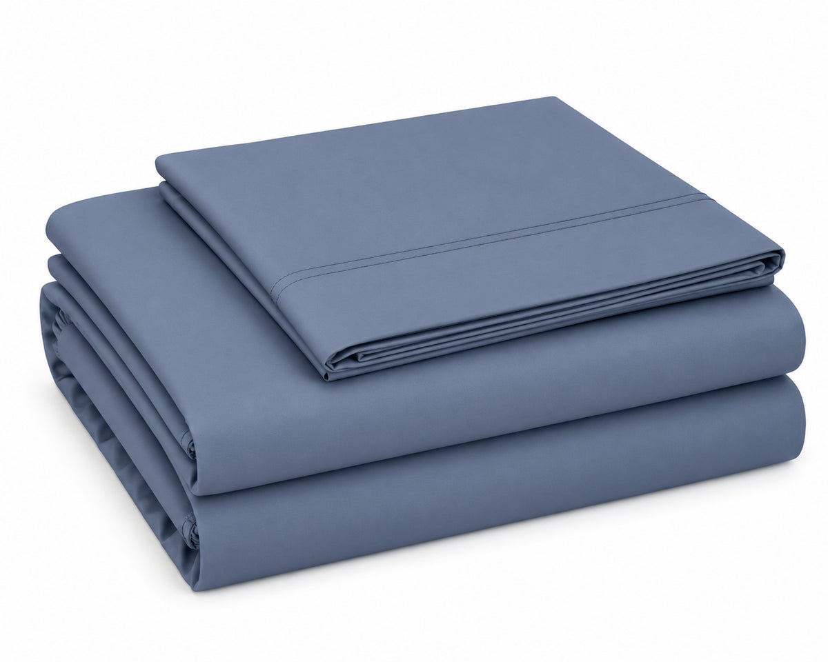 Cotton House Twin XL Sheet Set - Spa Blue