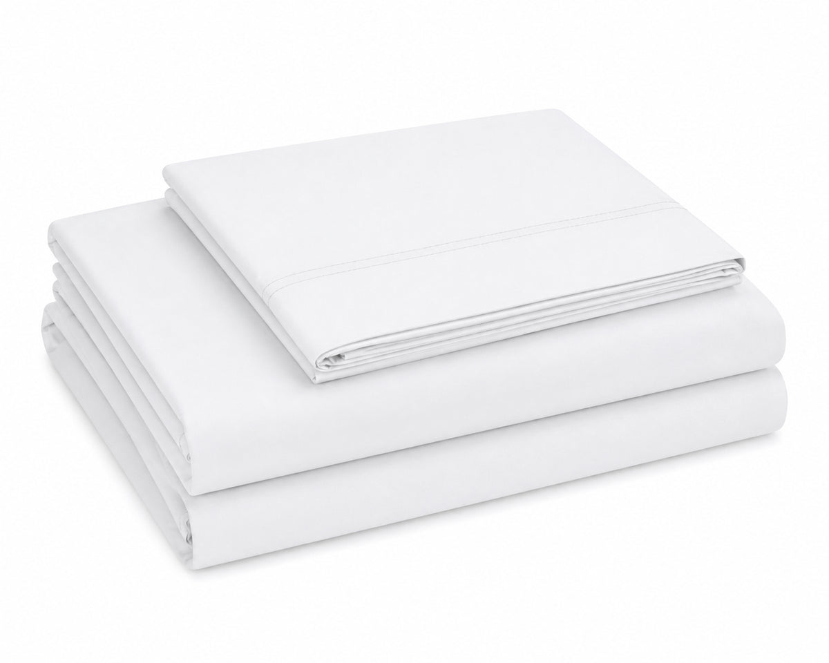 Cotton House Twin XL Sheet Set - White