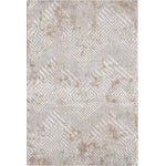 Merinos Symphony 5'3" x 7'5" Area Rug - Light Grey, Beige