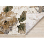 Rustic Garden 5'3" x 7'7" Warm Toned Floral Print Area Rug - Cream