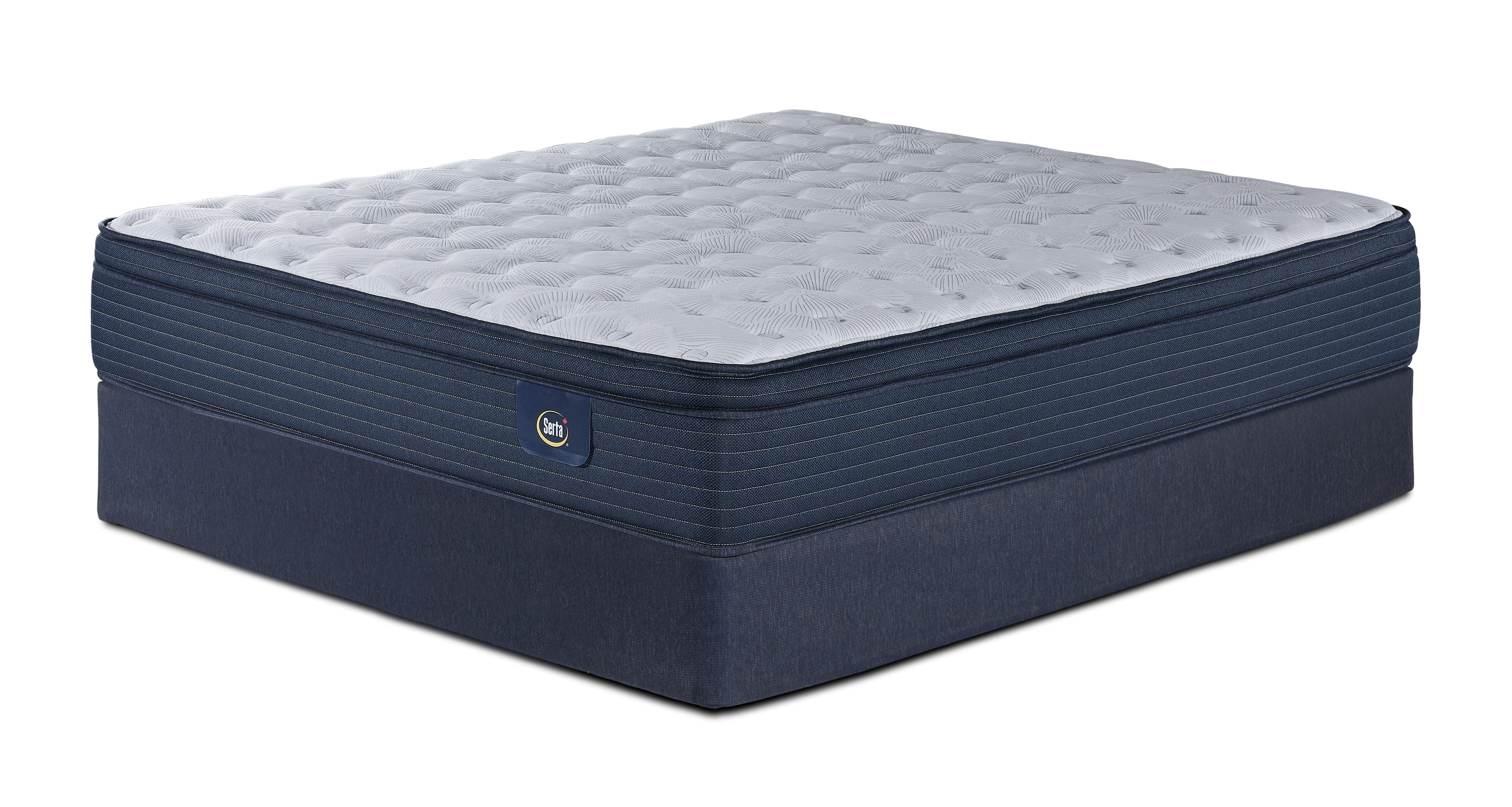 Serta Prosper Firm Euro Top Full Mattress and Boxspring Set