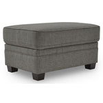 Duffield Rectangular Ottoman - Sutton Charcoal