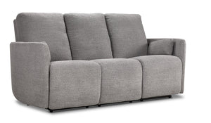 Alexis Power Reclining Sofa - Grey