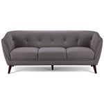 Ava II Sofa, Loveseat and Chair Set - Light Grey