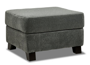 Avery Ottoman - Charcoal