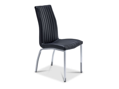 Axis Dining Chair - Black, Chrome