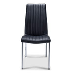 Axis Dining Chair - Black, Chrome