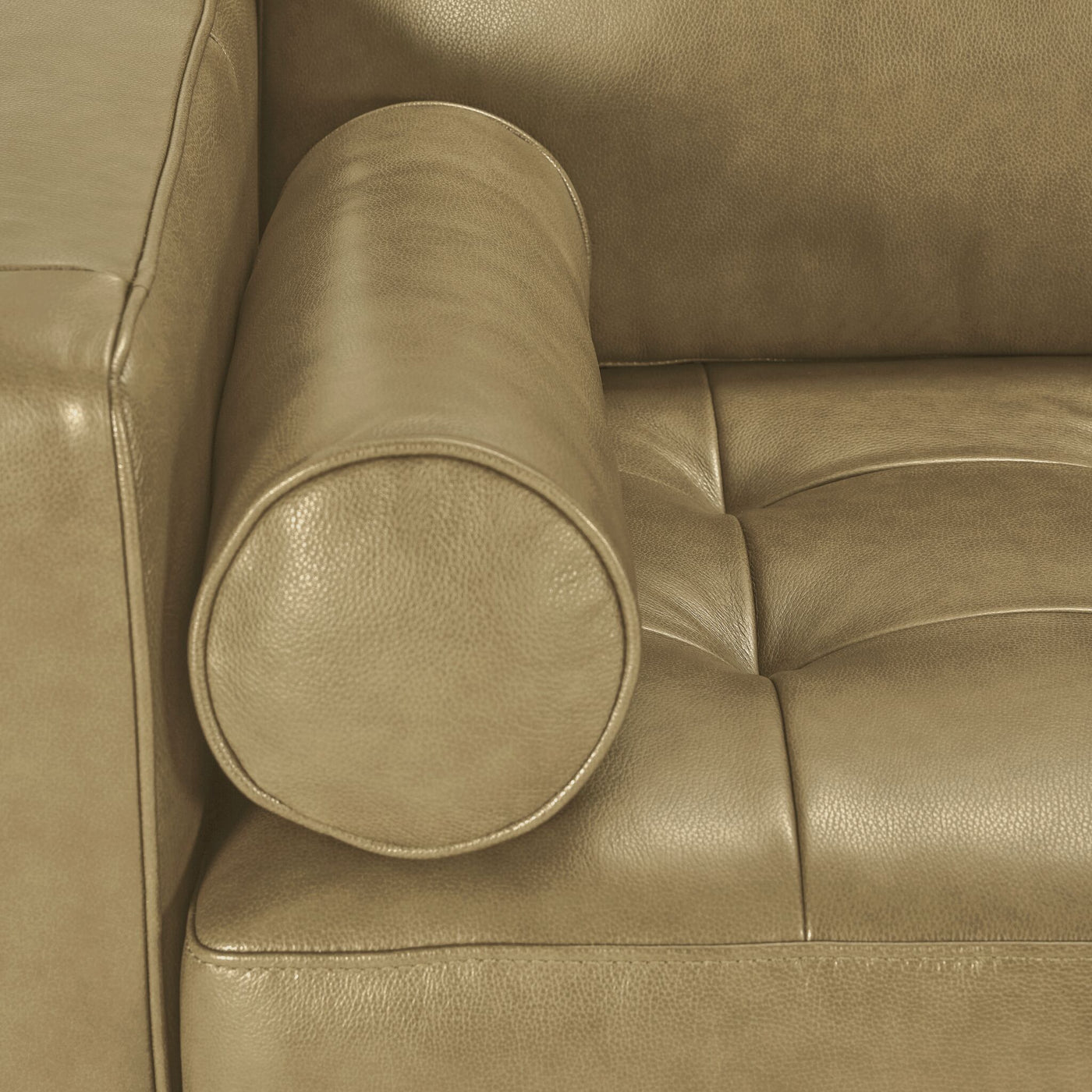 Bari Leather Chair - Stone