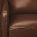 Bella Leather Swivel Chair - Brown