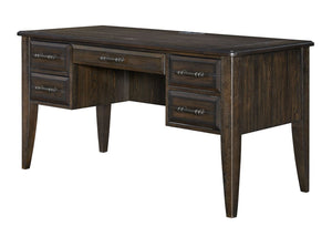 Bellamy Lane 5-Drawer Desk - Coffee