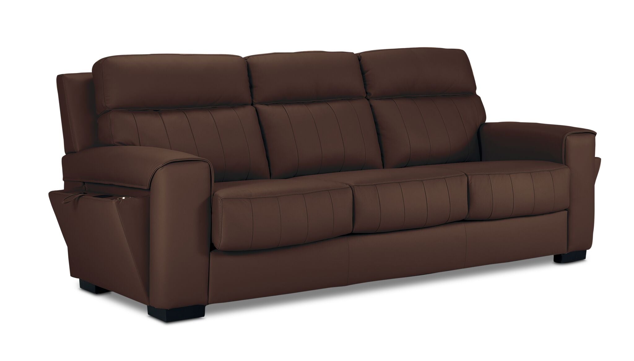 Benevento Leather Sofa - Mocha