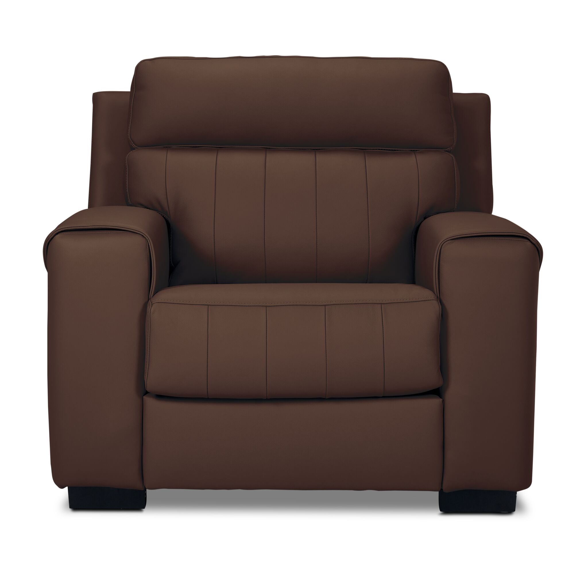 Benevento Leather Chair - Mocha