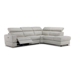 Bianca 3-Piece Power Sectional with Right Facing Chaise - Light Grey