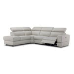 Bianca 3-Piece Power Sectional with Left Facing Chaise - Light Grey
