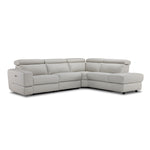 Bianca 3-Piece Power Sectional with Right Facing Chaise - Light Grey