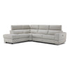 Bianca 3-Piece Power Sectional with Left Facing Chaise - Light Grey