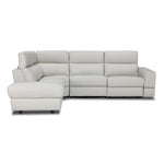 Bianca 3-Piece Power Sectional with Left Facing Chaise - Light Grey