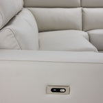 Bianca 3-Piece Power Sectional with Right Facing Chaise - Light Grey