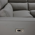 Bianca 3-Piece Power Sectional with Right Facing Chaise - Grey