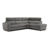 Bianca 3-Piece Power Sectional with Right Facing Chaise - Grey