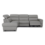 Bianca 3-Piece Power Sectional with Left Facing Chaise - Grey