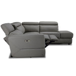 Bianca 3-Piece Power Sectional with Right Facing Chaise - Grey