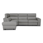 Bianca 3-Piece Power Sectional with Left Facing Chaise - Grey