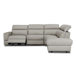 Bianca 3-Piece Power Sectional with Right Facing Chaise - Cream