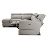 Bianca 3-Piece Power Sectional with Left Facing Chaise - Cream