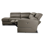 Bianca 3-Piece Power Sectional with Left Facing Chaise - Tan