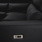 Bianca 3-Piece Power Sectional with Left Facing Chaise - Dark Grey