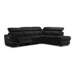Bianca 3-Piece Power Sectional with Right Facing Chaise - Dark Grey