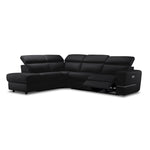 Bianca 3-Piece Power Sectional with Left Facing Chaise - Dark Grey