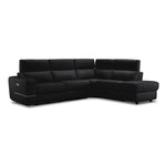 Bianca 3-Piece Power Sectional with Right Facing Chaise - Dark Grey