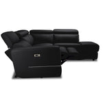 Bianca 3-Piece Power Sectional with Right Facing Chaise - Dark Grey