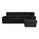 Bianca 3-Piece Power Sectional with Right Facing Chaise - Dark Grey