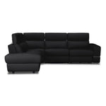 Bianca 3-Piece Power Sectional with Left Facing Chaise - Dark Grey